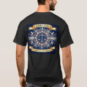 てんびん座 2026 “Choose Alignment” はかり座曼荼羅 Tシャツ (裏面)