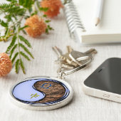 てんびん&アースモンキー キーホルダー (側面)