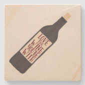 ~であなたはワインを愛おもしろいす ストーンコースター (正面)