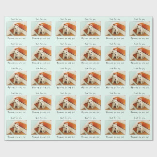 であるので、ステップのWestieの子犬 ラッピングペーパー