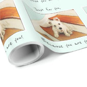 であるので、ステップのWestieの子犬 ラッピングペーパー (ロールコーナー)