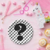 である何が夕食の疑門符の紙皿のため ペーパープレート (パーティー)