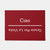 ～でお別れイタリアン ドアマット (正面)