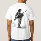 できている義務勝たれる名誉 Tシャツ (裏面)