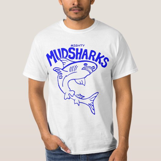 できているmudsharkのオリジナル tシャツ (正面)