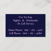 できて下さい… -カスタマイズ-カスタマイズ… -カスタマイズ 名刺 (裏面)