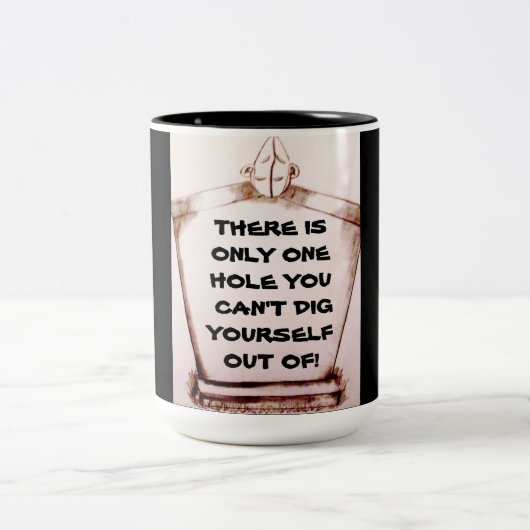 できないことは一つだ ツートーンマグカップ (中央)