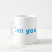 できないの コーヒーマグカップ (正面左)