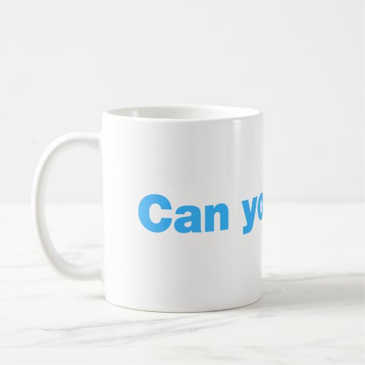 できないの コーヒーマグカップ (左)