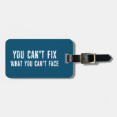 できない問題を修正できない顔 ラゲッジタグ (正面横)