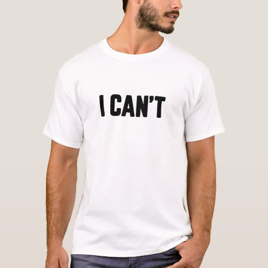 できない Tシャツ (正面)