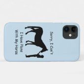 できなくて申し訳ないが、私は馬の用事がある Case-Mate iPhoneケース (裏面(横))