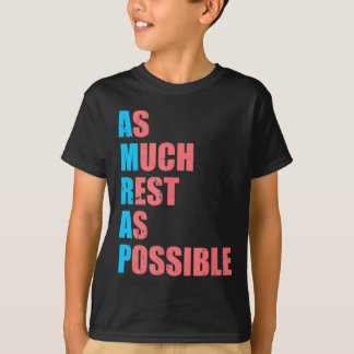 できるだけ安静なAMRAPおもしろいトレンディー Tシャツ