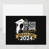 できるって信じてたから、2024年もマスターした！ 案内状 (正面/裏面)