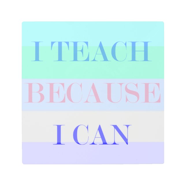 できるの教えで メタルプリント (正面)