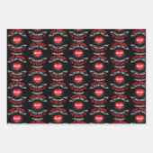 ～できるよストップうなハートに可愛い ラッピングペーパーシート (正面2)