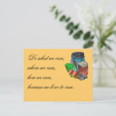 できる事は何でもできる事は何でもできる事は何でも… ポストカード (スタンド正面)