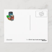 できる事は何でもできる事は何でもできる事は何でも… ポストカード (裏面)