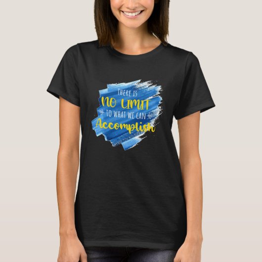 できる感動的ものには限界がない Tシャツ (正面)