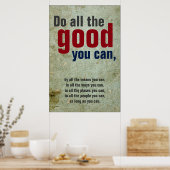 できる限りの良いヴィンテージやる気を起こさせる引用文 ポスター (キッチン)