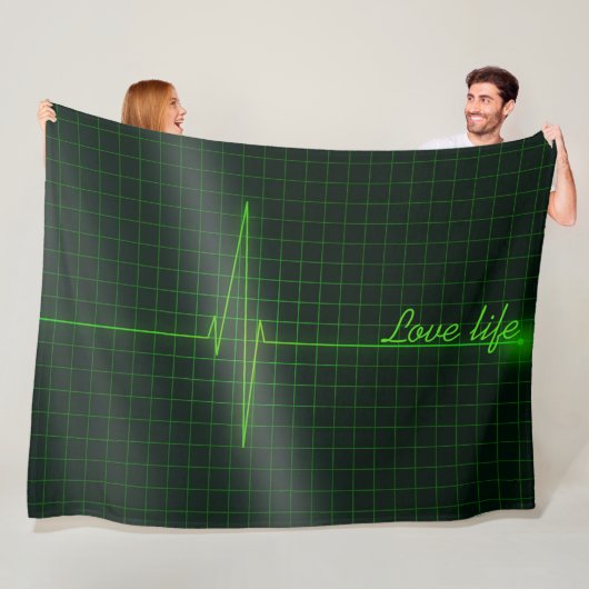 できる限り人生を愛する フリースブランケット (インサイチュ)