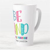 できる限り親切である カフェラテマグ (右アングル)