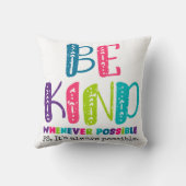 できる限り親切である クッション (裏面)