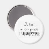 できる限り親切である マグネット (正面/裏面)