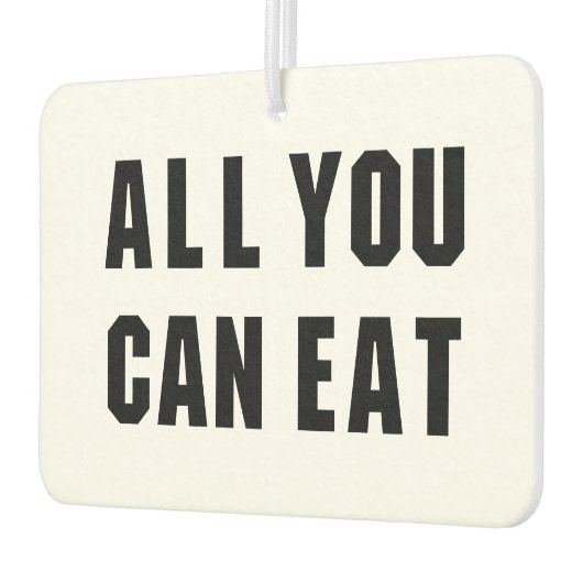 できる限り食べ カーエアーフレッシュナー (左)