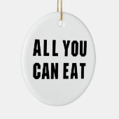 できる限り食べ セラミックオーナメント (右)