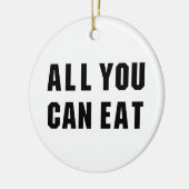 できる限り食べ セラミックオーナメント (左)