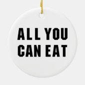 できる限り食べ セラミックオーナメント (裏面)