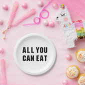 できる限り食べ ペーパープレート (パーティー)