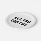 できる限り食べ ペーパープレート (アングル)