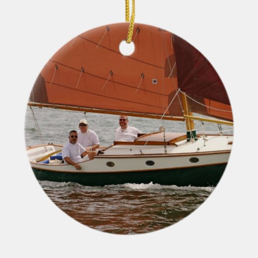 できる2011クリスマス セラミックオーナメント (正面)