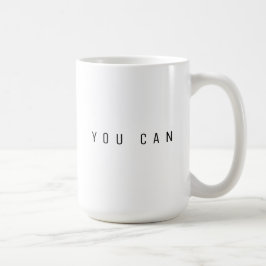 できる Minimalist 励まし Mug コーヒーマグカップ