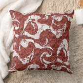 でこぼこのサンゴと白い斑点 クッション (ブランケット)