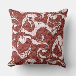 でこぼこのサンゴと白い斑点 クッション