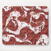 でこぼこのサンゴと白い斑点 マウスパッド (正面)