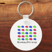 でこぼこのストロープ キーホルダー (正面)