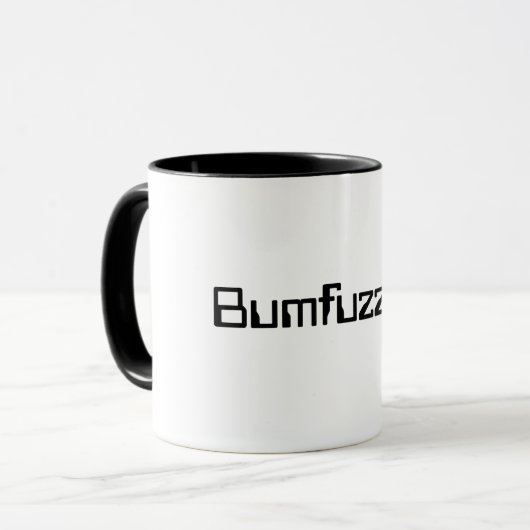 でこぼこクールのトレンディー引用文の単語スラング マグカップ (正面左)