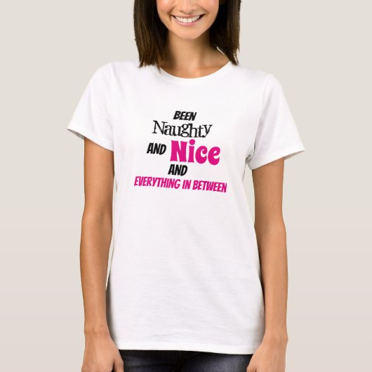 ですいけなく及びニース及びすべて中間- Tシャツ (正面)