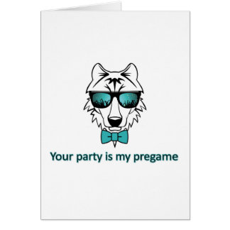 です私のpregameパーティを楽しみます