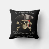 です行った海賊スカルラム酒は推論します クッション (裏面)