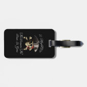 です行った海賊スカルラム酒は推論します ラゲッジタグ (裏面横)