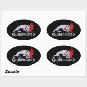 でたらめ 楕円形シール (シート)