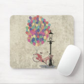 でなくても気球が付いている私のバイクに乗ることを愛して下さい マウスパッド (マウス)