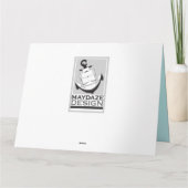 〜でのレトロ歓迎 カード (裏面)