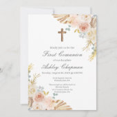 ～での最初の交流の招スペインの待 招待状 (正面)