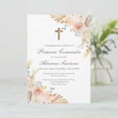 ～での最初の交流の招スペインの待 招待状 (スタンド正面)